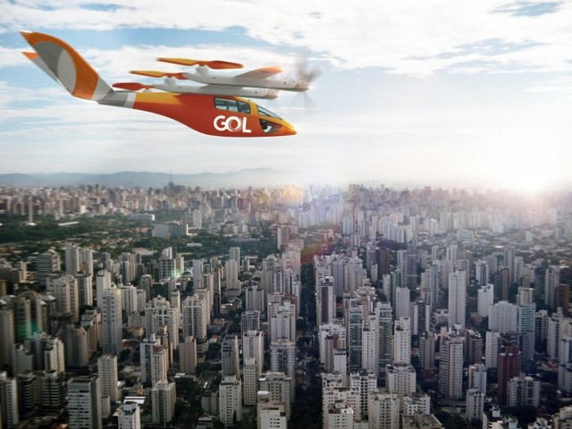 Gol anuncia frota de 'carros voadores elétricos' para o Brasil